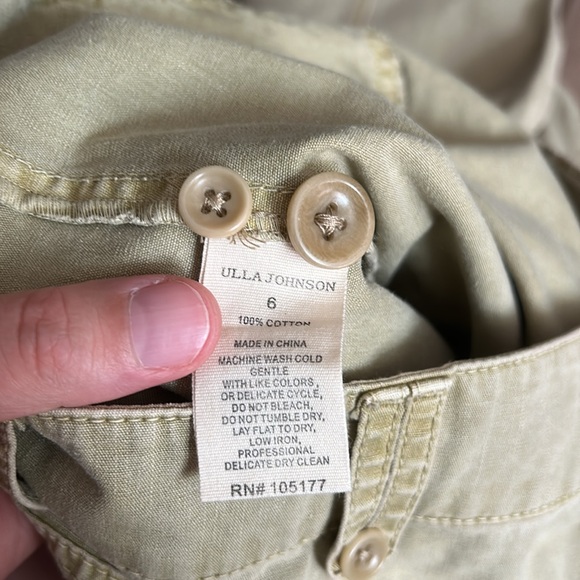 Ulla Johnson Quilted Cambrie Barrel Pants - Picture 8 of 12